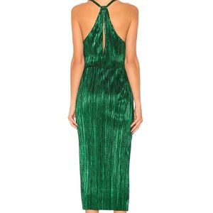 house of harlow farrah dress emerald